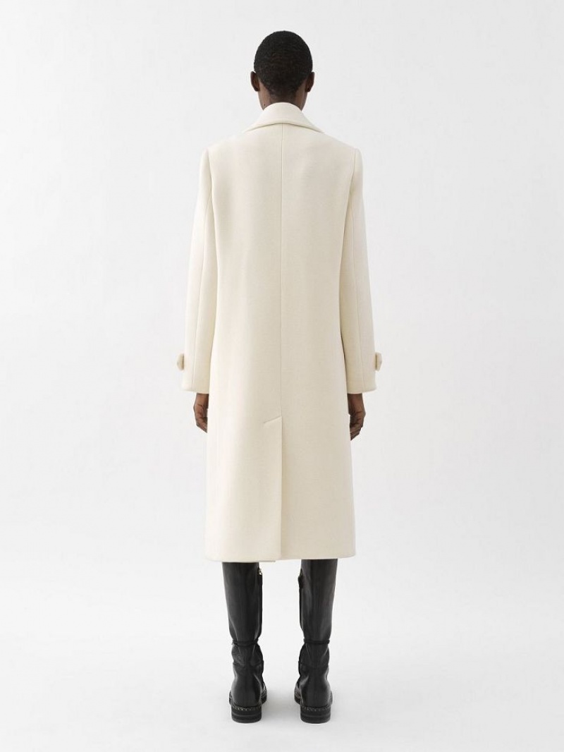 Chloe Overcoat Mäntel Weiß | CHE-SR13780