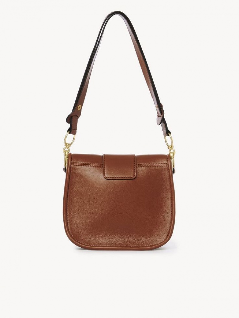 Chloe Saddie Satchel Schultertaschen Braun | CHE-SR14632