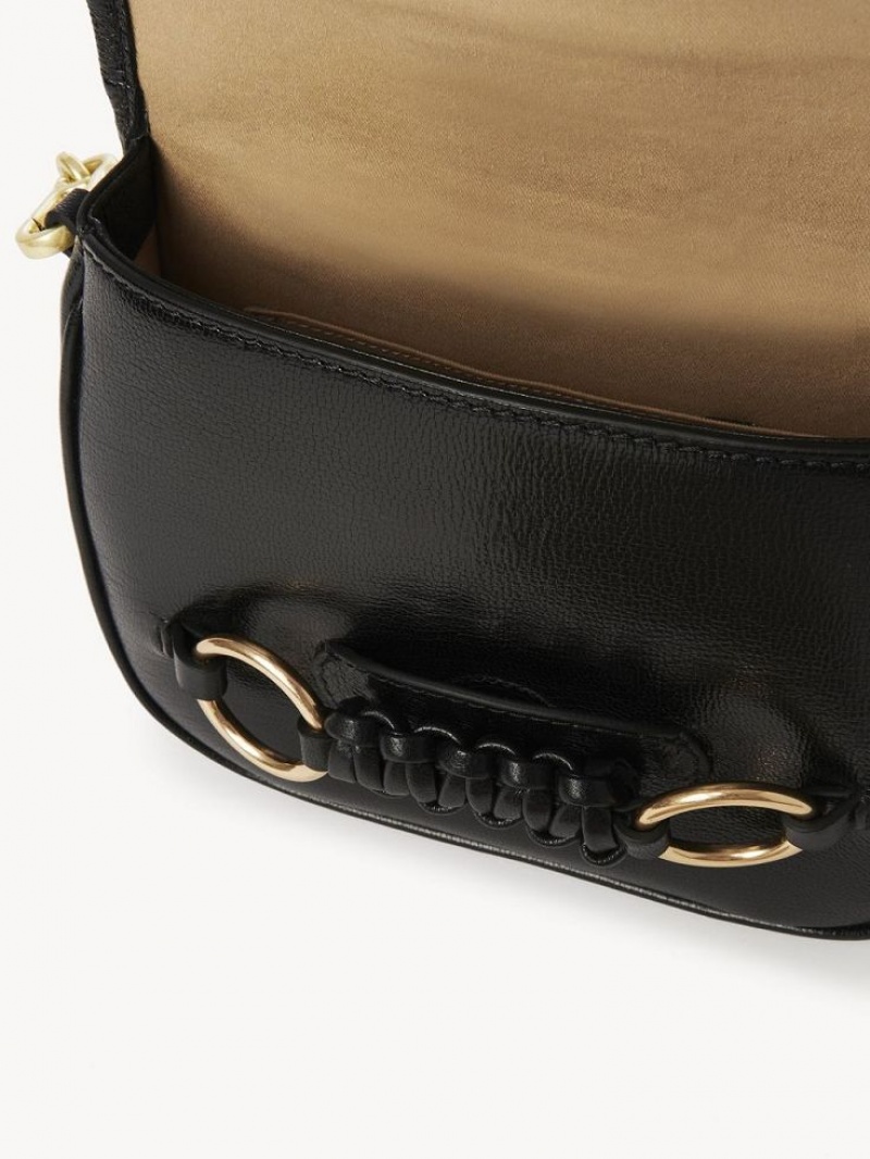 Chloe Saddie Satchel Schultertaschen Schwarz | CHE-SR14631