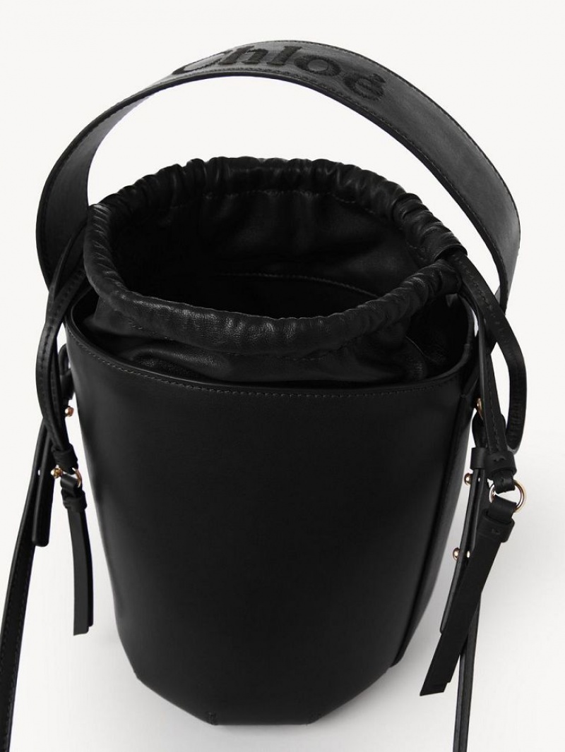 Chloe Sense Bucket Mini Taschen Schwarz | CHE-SR13702