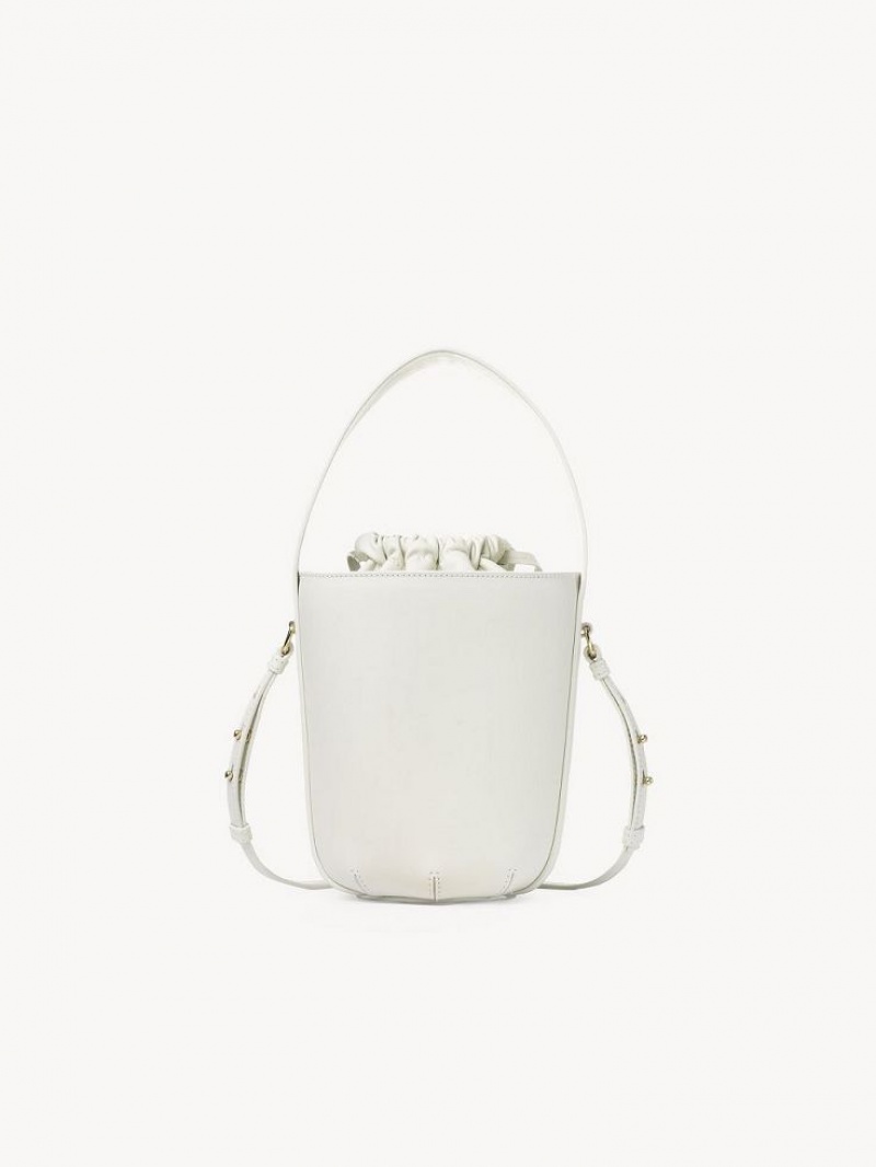 Chloe Sense Bucket Mini Taschen Weiß | CHE-SR13677