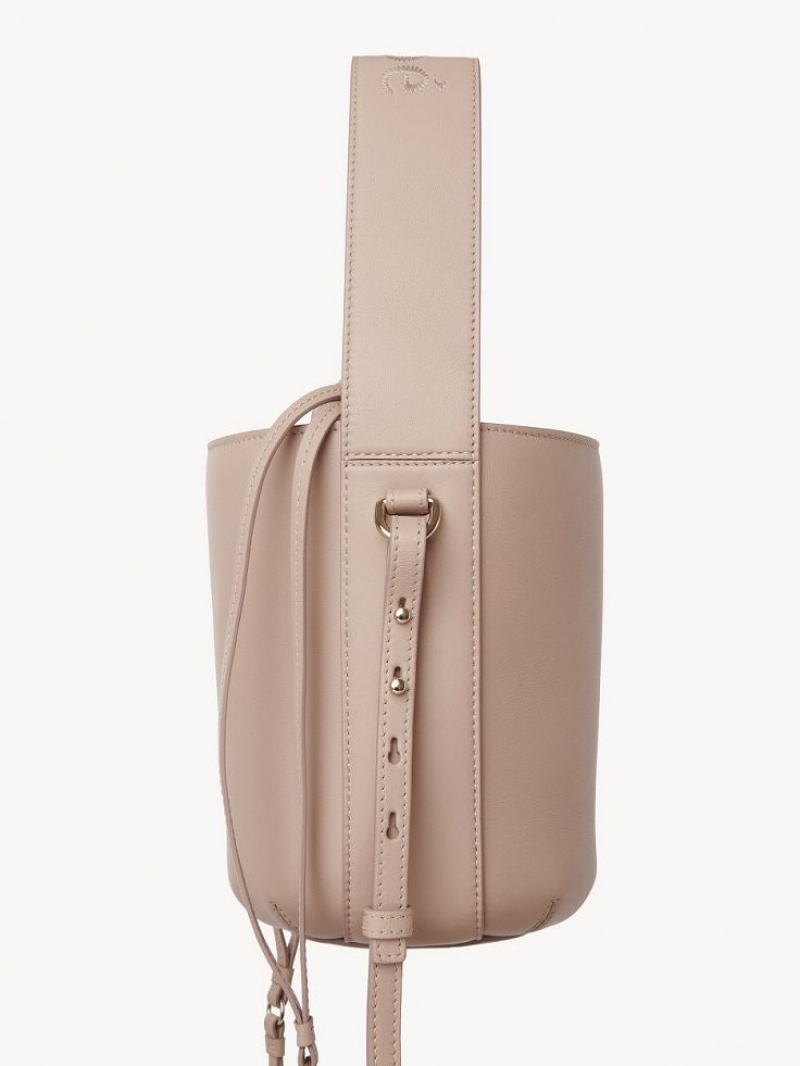 Chloe Sense Bucket Schultertaschen Beige | CHE-SR13419