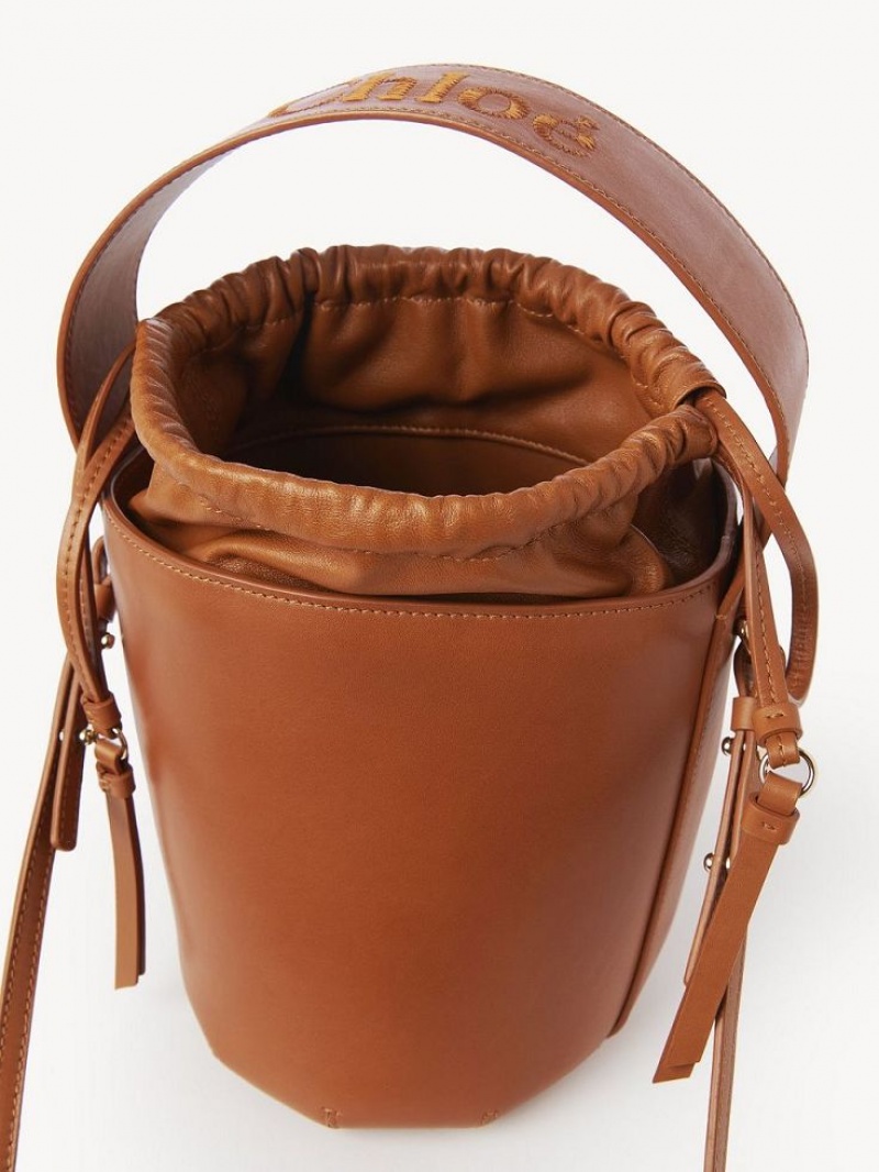 Chloe Sense Bucket Schultertaschen Braun | CHE-SR13417