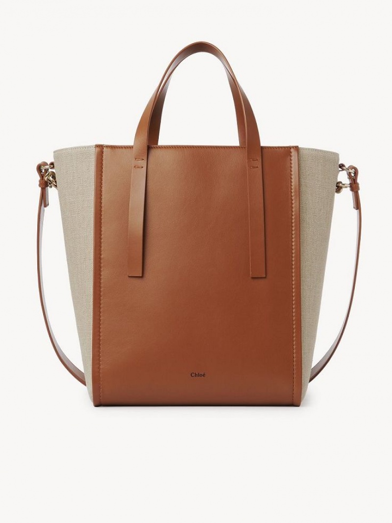 Chloe Sense Medium Schultertaschen Braun | CHE-SR13424