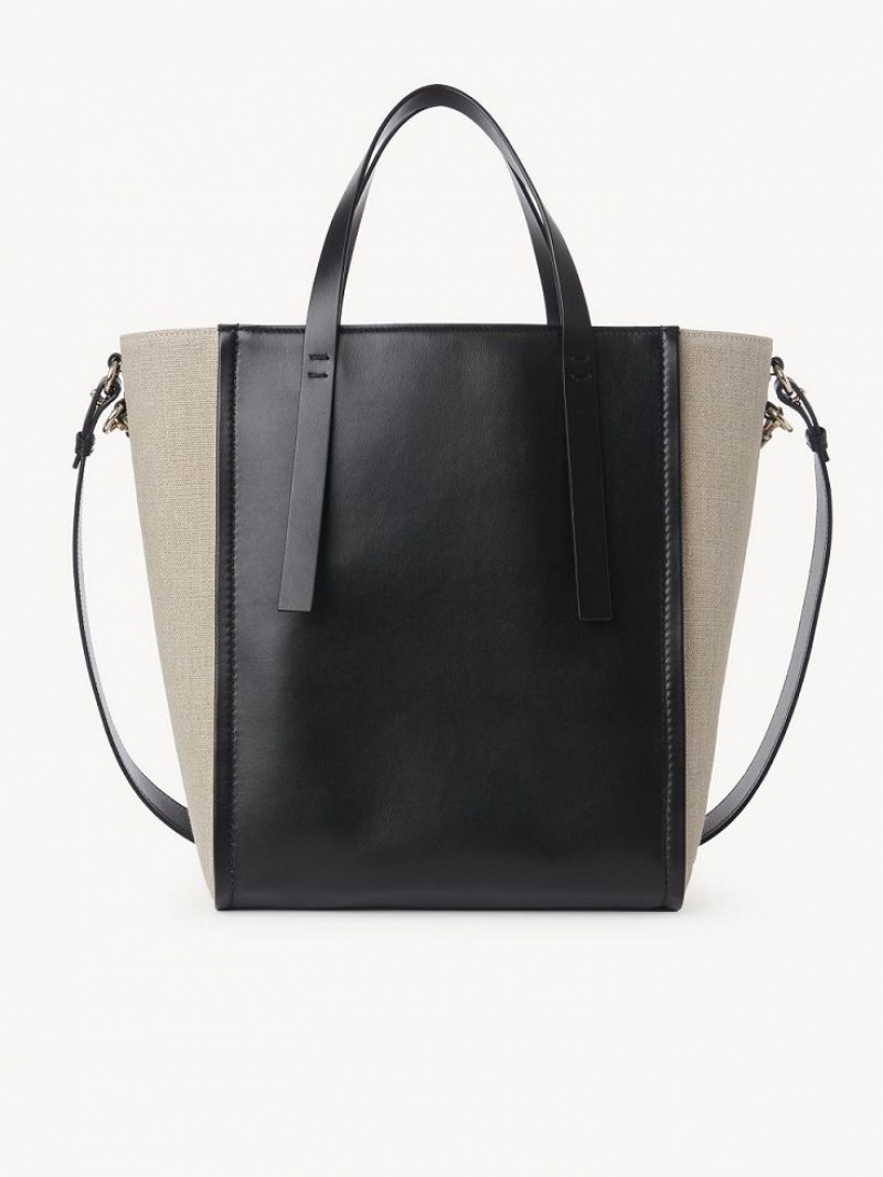 Chloe Sense Medium Schultertaschen Schwarz | CHE-SR13423