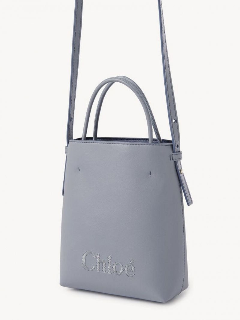 Chloe Sense Micro Crossbody Taschen Blau | CHE-SR13564