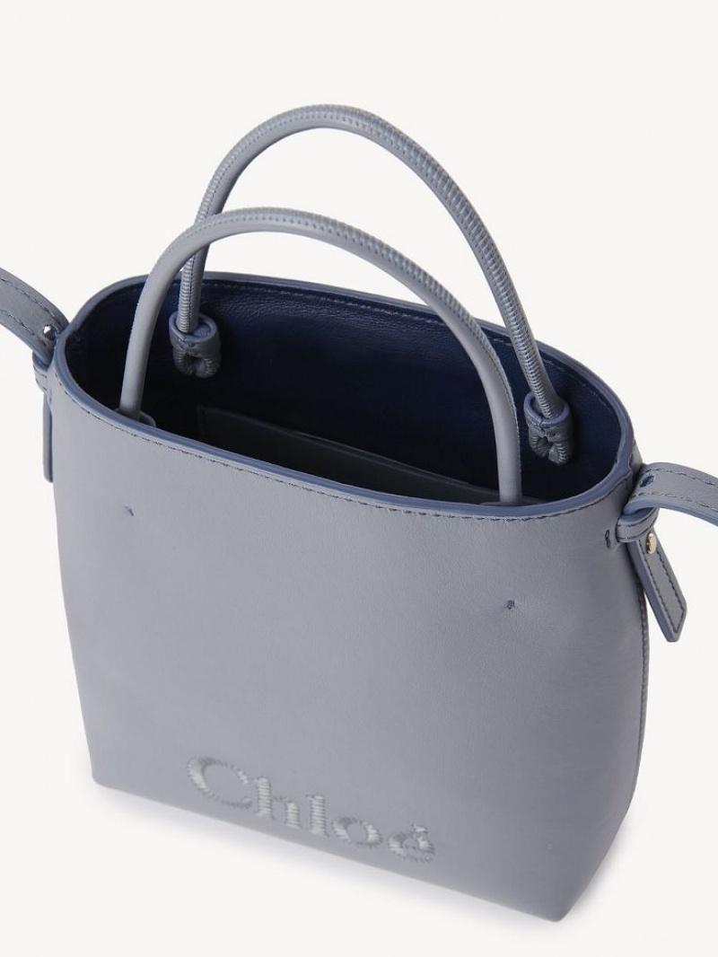 Chloe Sense Micro Crossbody Taschen Blau | CHE-SR13564