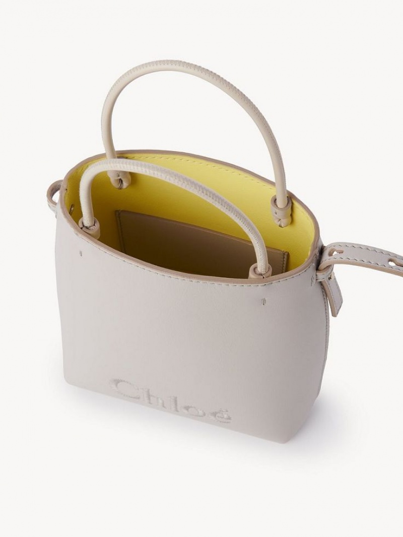 Chloe Sense Micro Crossbody Taschen Grau | CHE-SR13581