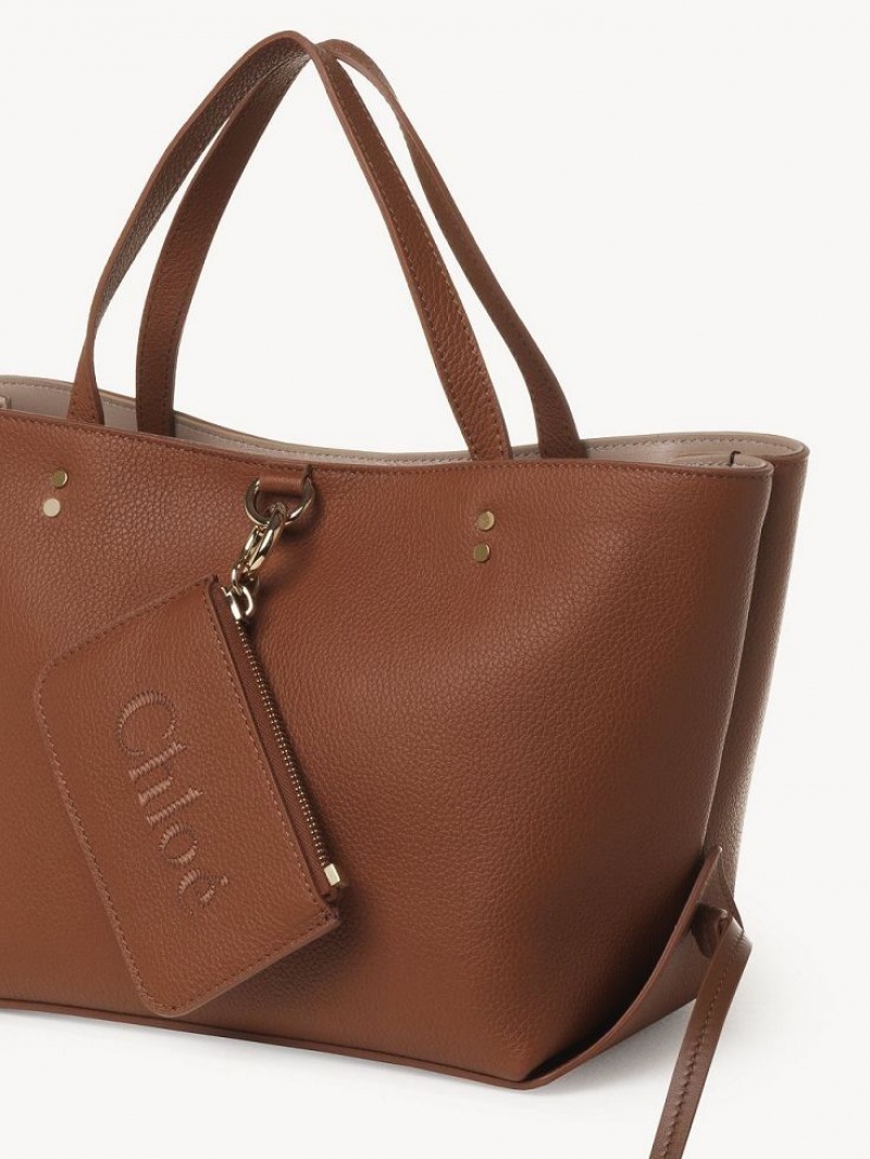 Chloe Sense Small East-west Schultertaschen Braun | CHE-SR13422