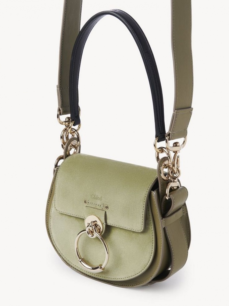 Chloe Small Tess Crossbody Taschen Grün | CHE-SR13551