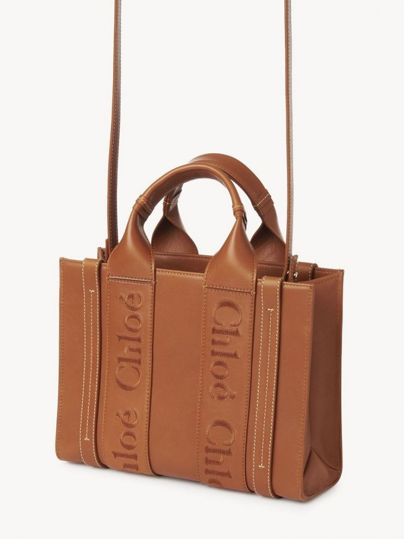 Chloe Small Woody Crossbody Taschen Braun | CHE-SR13535