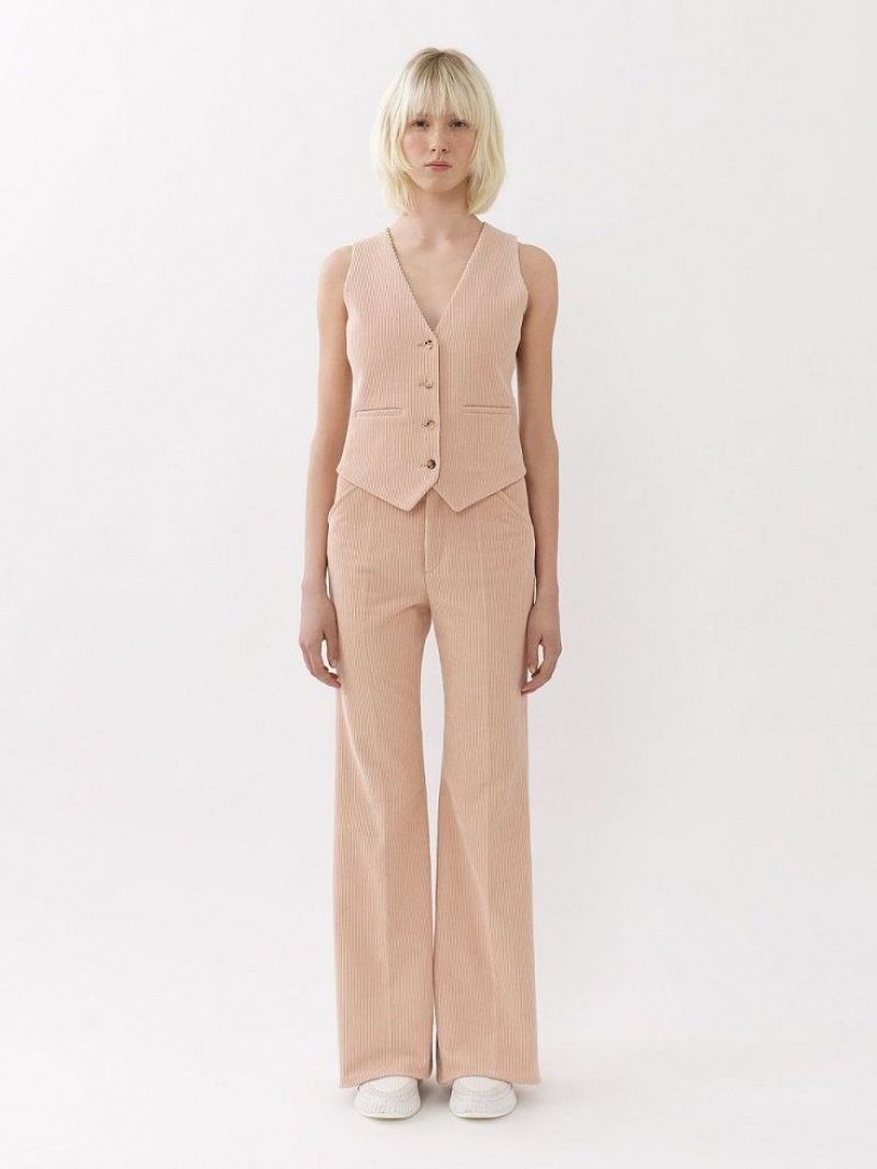 Chloe Tailored Hose Rosa | CHE-SR14005