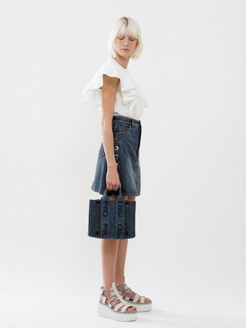 Chloe Tailored Shorts Anzüge Weiß | CHE-SR14053