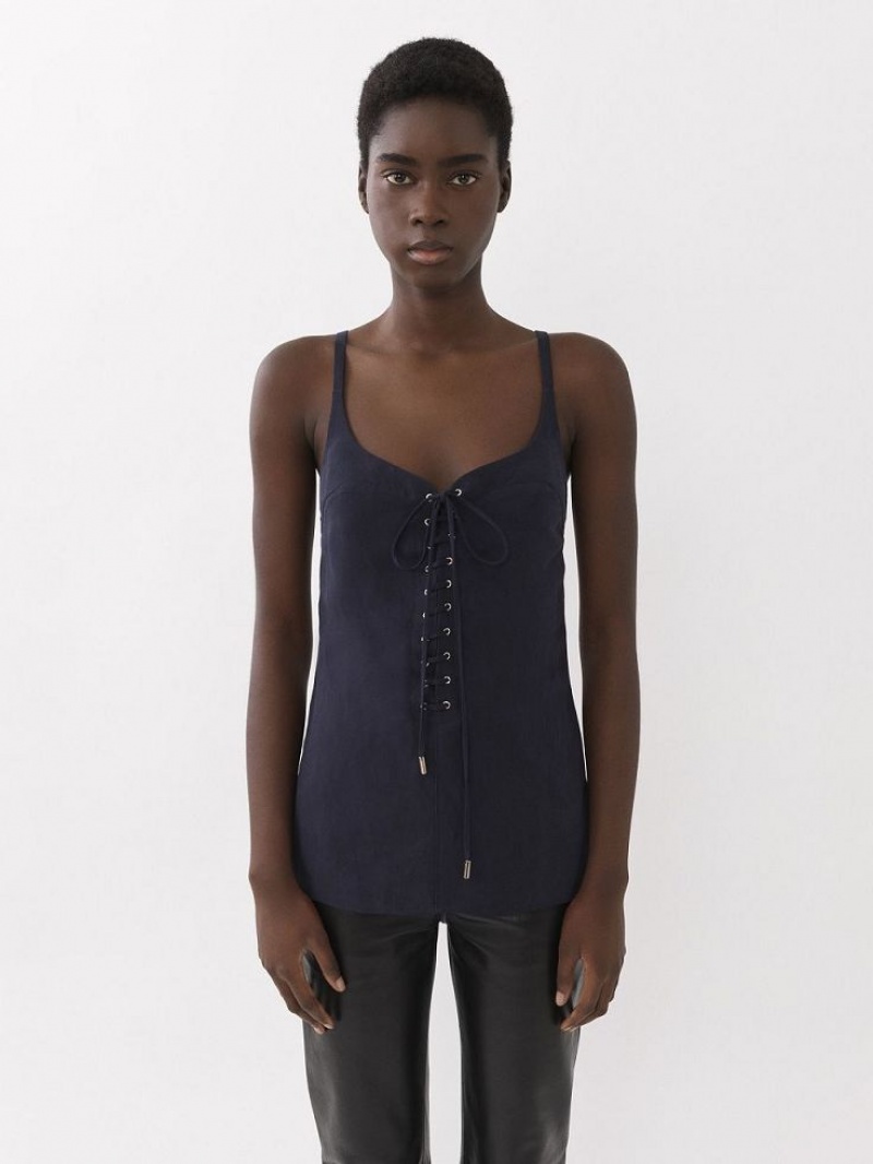 Chloe Tank Oberteile Navy | CHE-SR13885