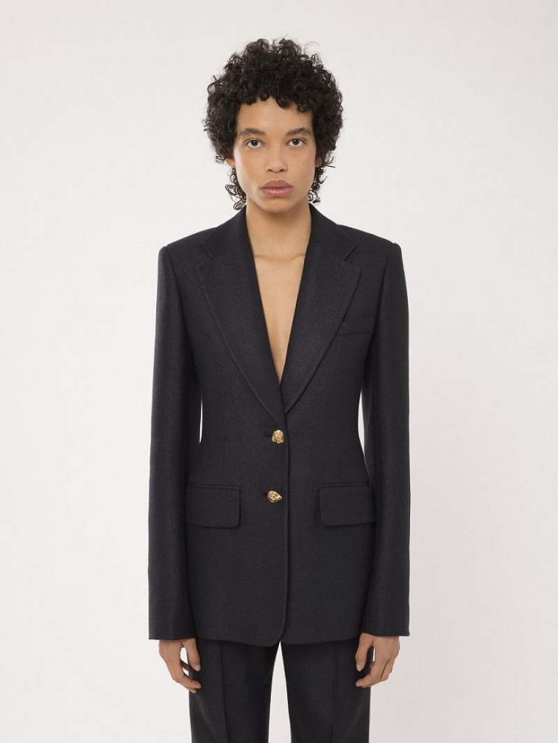 Chloe Two-button Tailored Anzüge Schwarz | CHE-SR14028