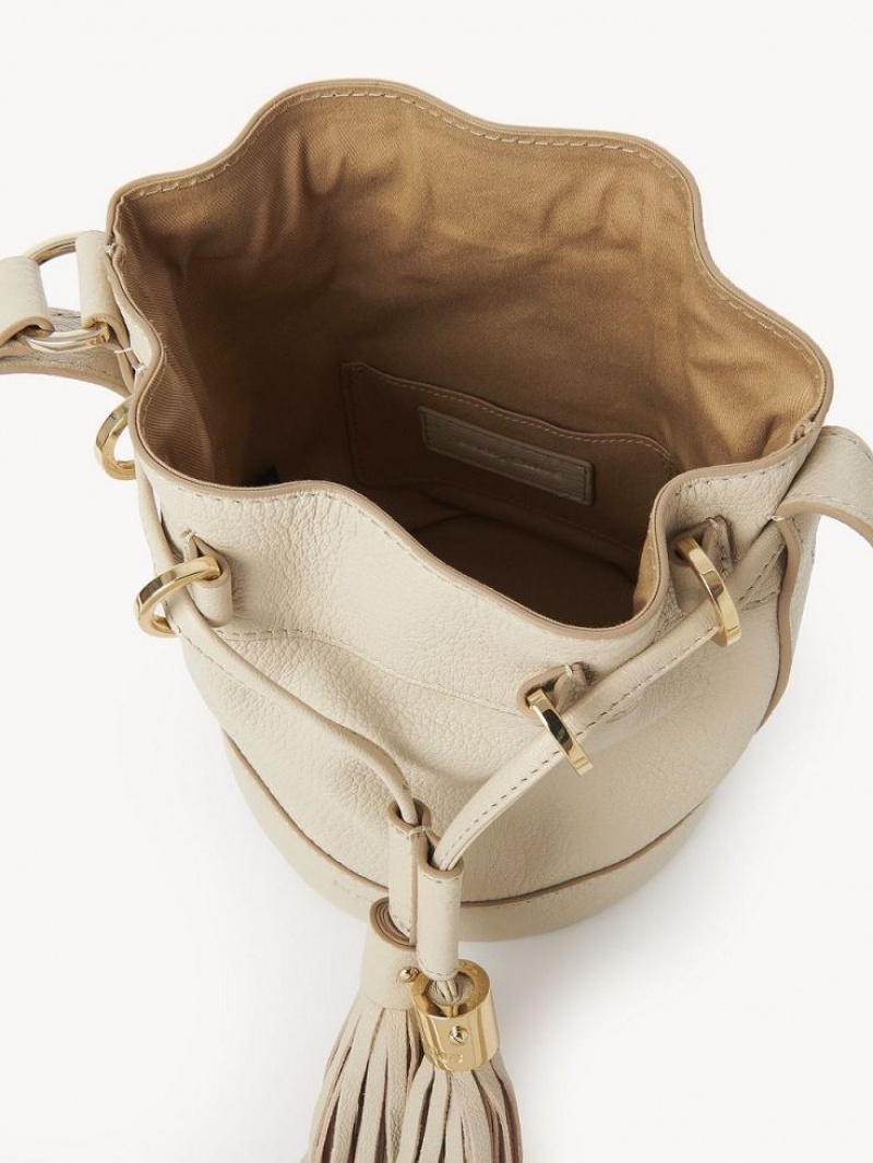 Chloe Vicki Small Bucket Mini Taschen Beige | CHE-SR14749