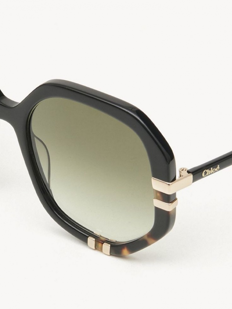 Chloe West Small Sonnenbrille Schwarz | CHE-SR14519