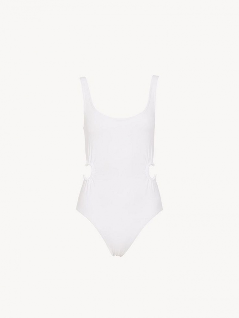 Chloe X Eres Panama One-piece Strandkleidung Weiß | CHE-SR14130