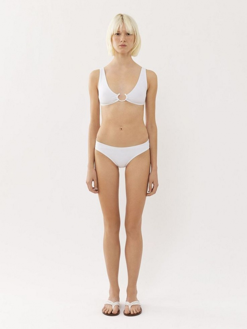 Chloe X Eres Paraguay Bikini Bottom Strandkleidung Weiß | CHE-SR14126