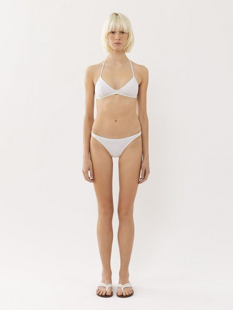 Chloe X Eres Peru Bikini Bottom Strandkleidung Weiß | CHE-SR14123