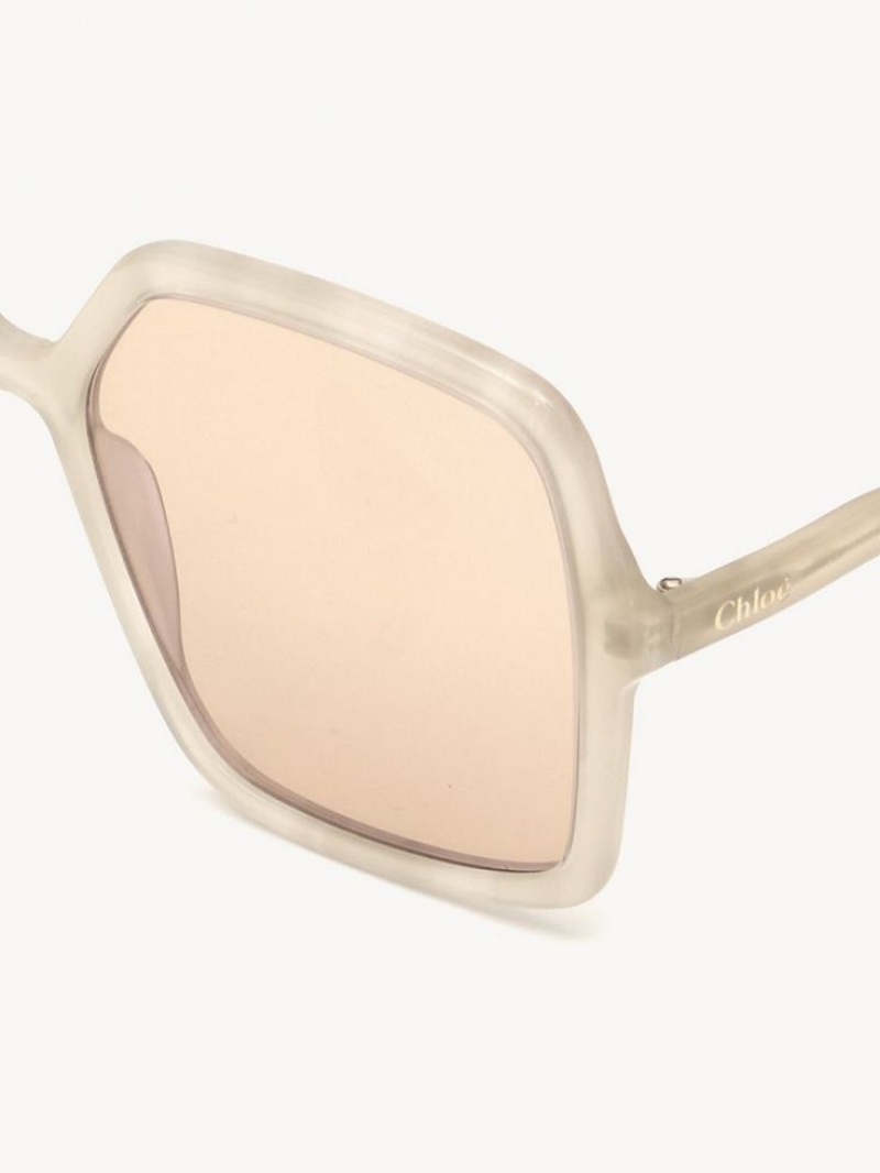 Chloe Zelie Sonnenbrille Weiß | CHE-SR14516